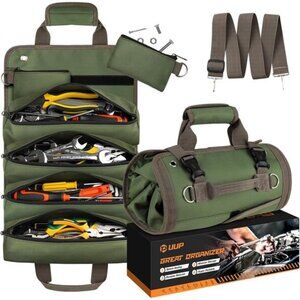 Tool Bag Roll Up, UUP Heavy Duty Rolled Empty Tool Storage Organization,Portable